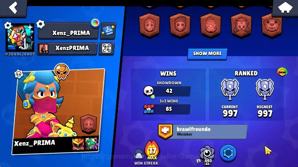 Brawl Stars Accounts 1945 Trophy|12k Bling| 29 Brawlers, 5 Max Lvl. 1 H image 3