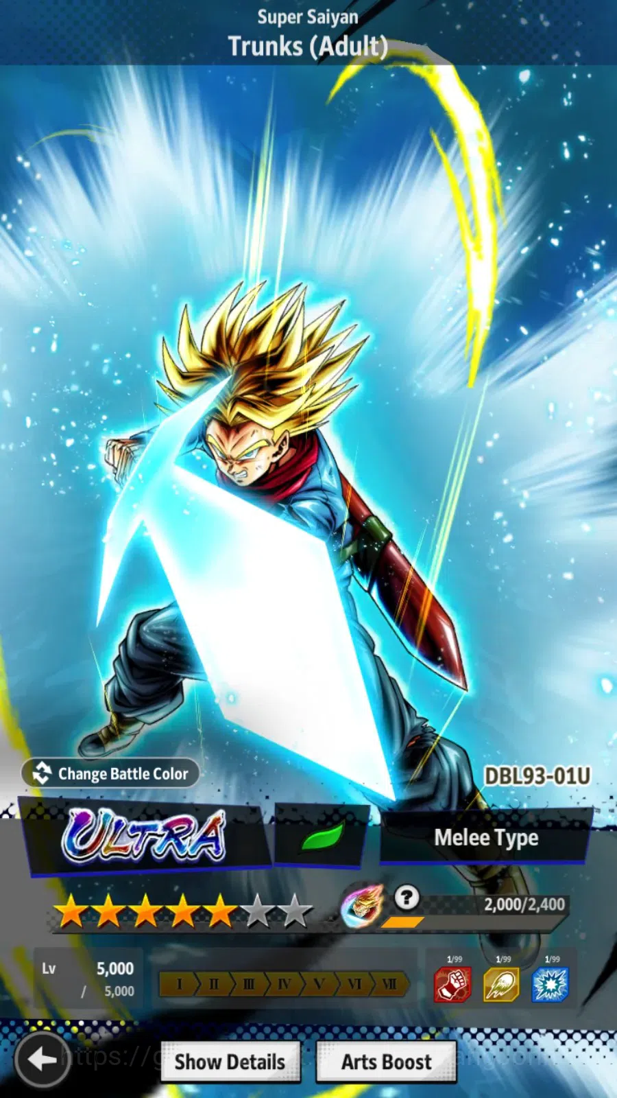Dragon Ball Legends Accounts Android | Lv 167|81.3M Total Power|245 CC|2 LR|4 U image 11