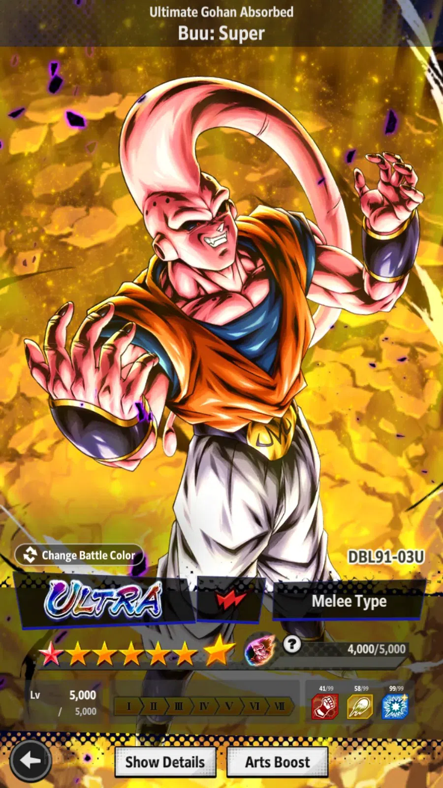 Dragon Ball Legends Accounts Android | Lv 167|81.3M Total Power|245 CC|2 LR|4 U image 12