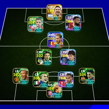 eFootball Accounts Mid-Tier #E FLASH SALE (ExDivisi1) Kolektif 3236++ || Lionel Messi Bight Time X Salah Blitz X Kevin De