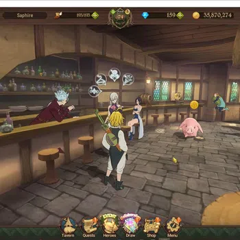 The Seven Deadly Sins: Grand Cross Accounts Endgame Global|4M CC|159 DM|7LR+9UR+Collab Gachiakuta|Nemesis Meli6/6,HK