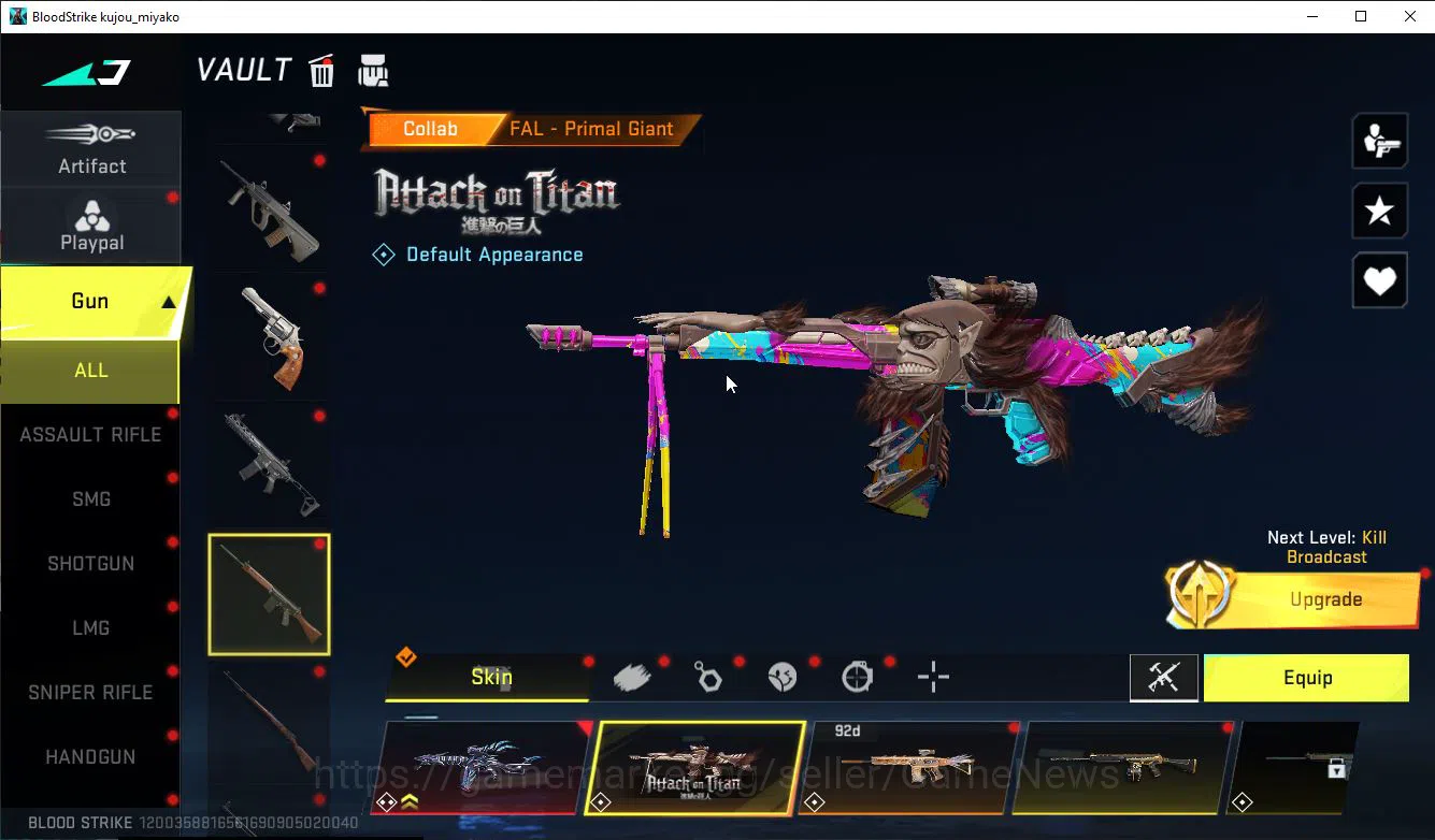 Blood Strike Accounts ASIA|ETERNAL ZERO+EVO FAL+Collab 7DS[AK47,Karl98], image 12