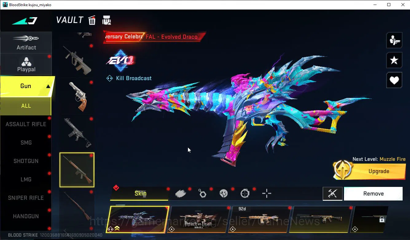 Blood Strike Accounts ASIA|ETERNAL ZERO+EVO FAL+Collab 7DS[AK47,Karl98], image 14