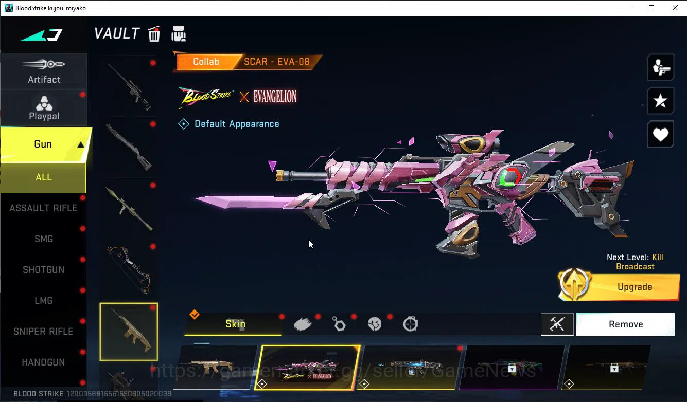 Blood Strike Accounts ASIA|ETERNAL ZERO+EVO FAL+Collab 7DS[AK47,Karl98], image 19