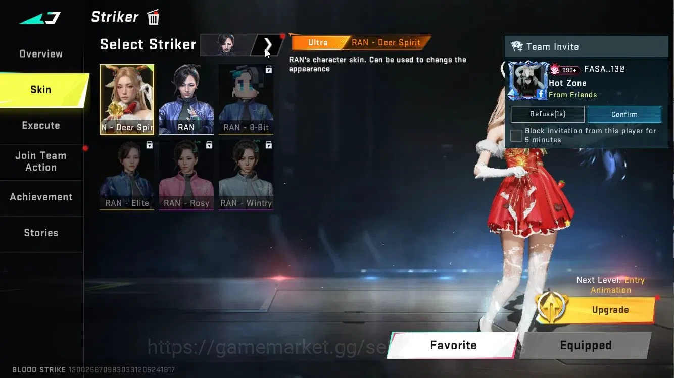 Blood Strike Accounts ASIA|ETERNAL DesertEagle|Collab TR[Spike-TAKEMICHI image 5
