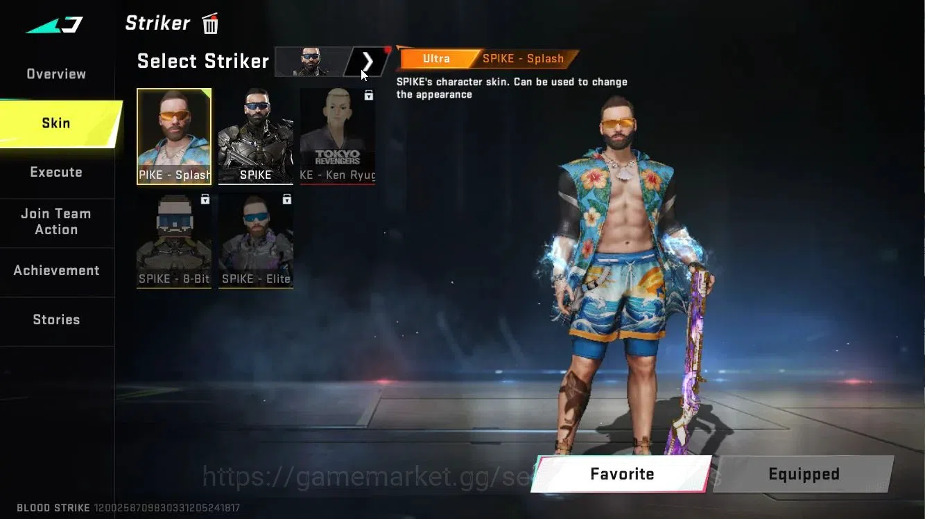 Blood Strike Accounts ASIA|ETERNAL DesertEagle|Collab TR[Spike-TAKEMICHI image 6