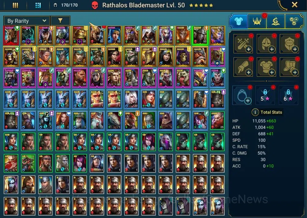 Raid: Shadow Legends Accounts Lv49|1,3M Power|1 Mythic(Alaz The Sun)|24 Legend(X image 12