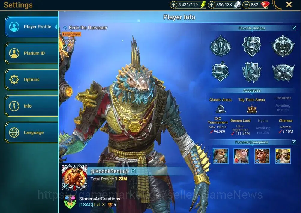 Raid: Shadow Legends Accounts Lv49|1,3M Power|1 Mythic(Alaz The Sun)|24 Legend(X image 2