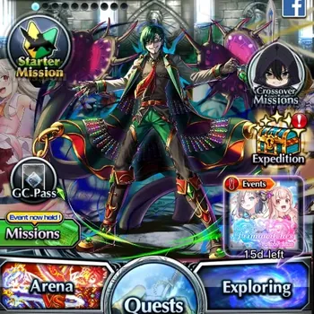 Grand Summoners Accounts End-Game Global|Rank 65|14 Ascend + 2 TW|(GC Platina,Index)+TW,Summer