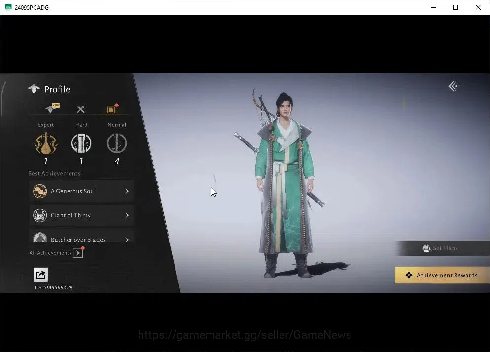 Where Winds Meet Accounts GLOBAL|Lv 11|3,7K GS|1 Harmonic Core|Diff Legend|Anthem of Ages,Lone March|Swaying Lotus Set 6