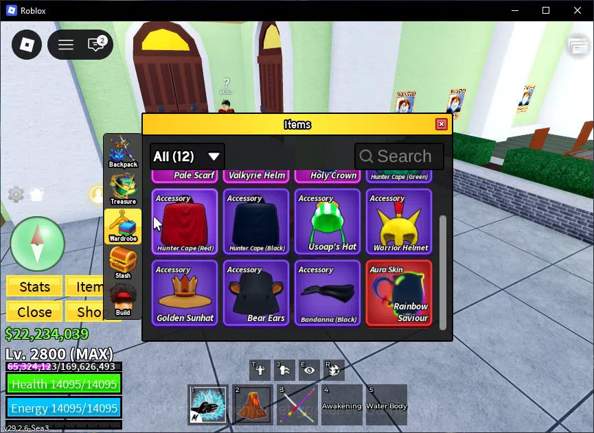 Roblox Accounts Blox Fruit|Lv 2800|Shark V4| 3 Fruit (Quake,Creati image 5