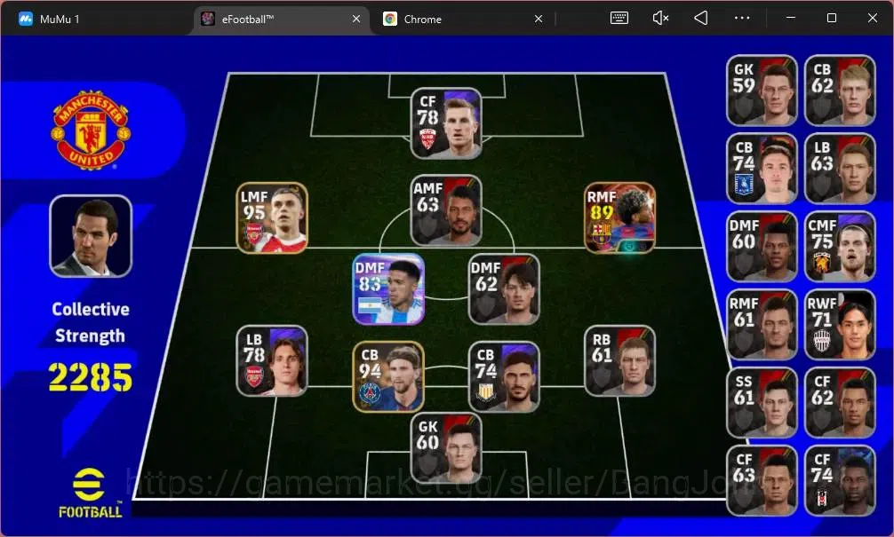 eFootball Accounts Android | PW 2285 | Bigtime Lamine Yamal RWF 87) | image 2