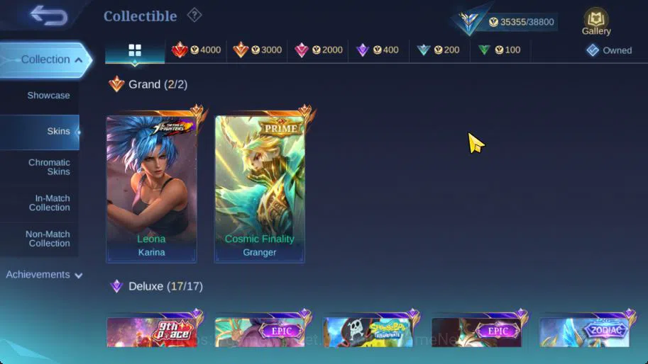 Mobile Legends: Bang Bang Accounts Hero 101|Skin 143|High Glory 63|Prime Granger,KOF  image 10