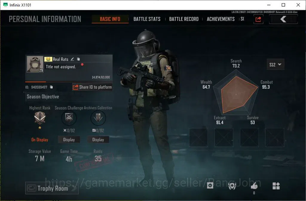 Arena Breakout Accounts MOBILE|LVL28 SV 7M|CV 4,7M|MORE SK WEAPON MORE DET image 1