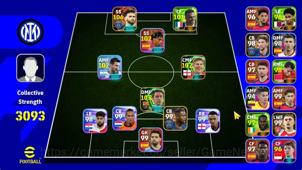 eFootball Accounts Android|BigTime K.Karatskhelia,Epic Xavi,Steven Ge image 1