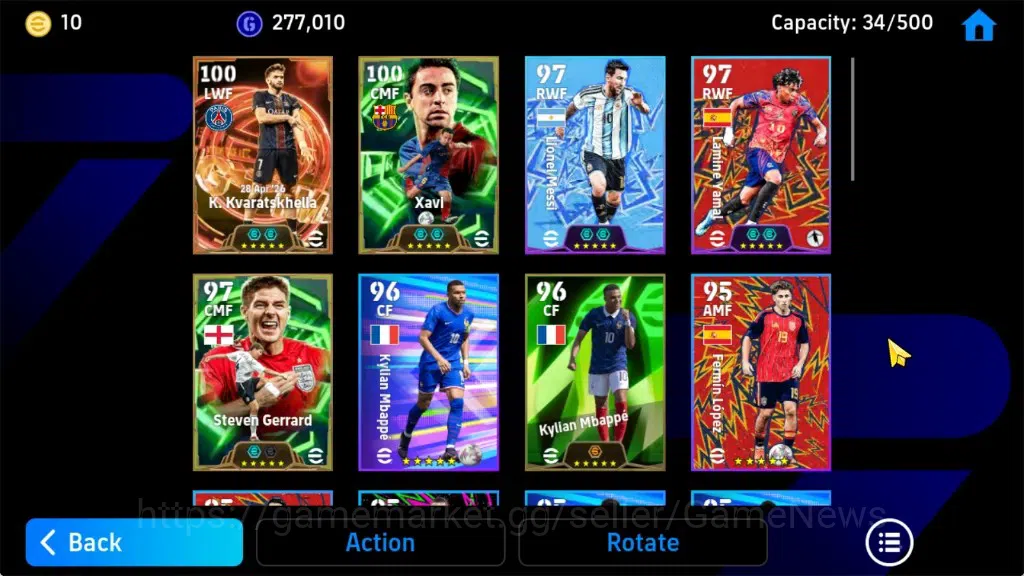 eFootball Accounts Android|BigTime K.Karatskhelia,Epic Xavi,Steven Ge image 4