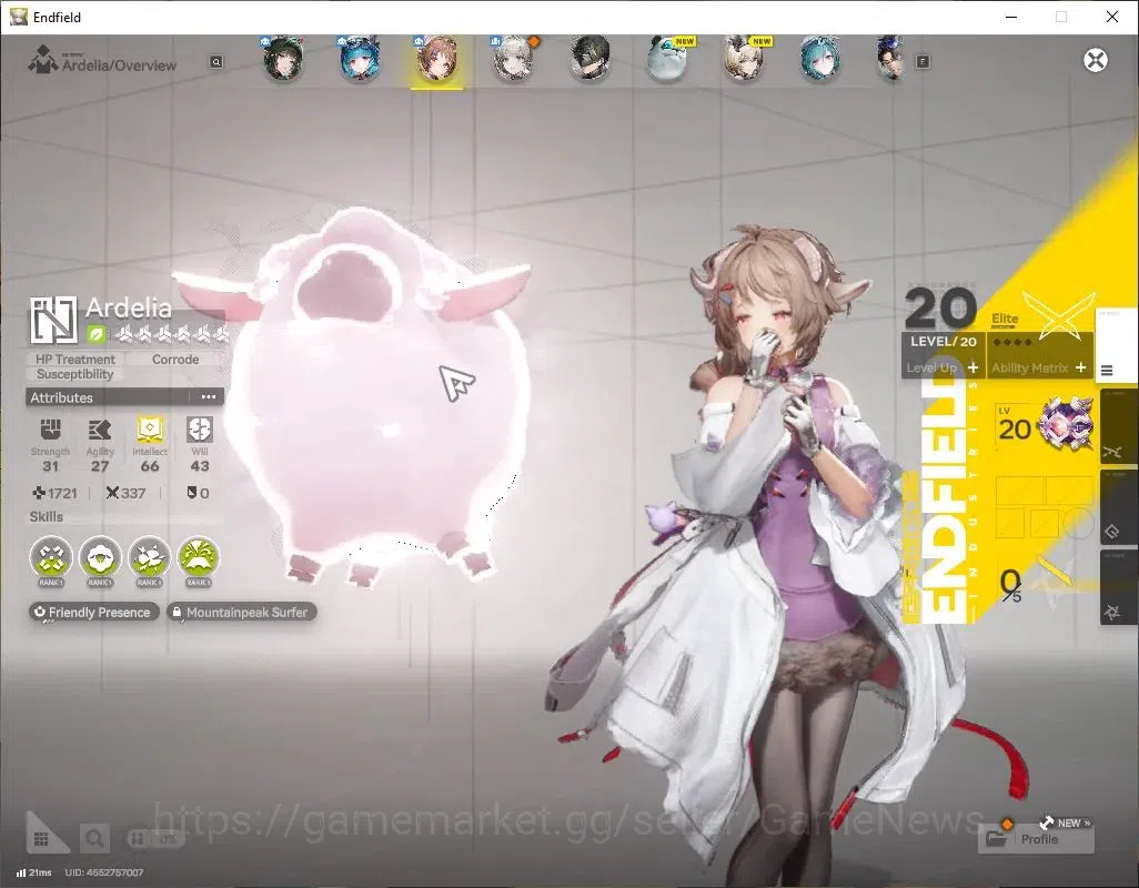 Arknights: Endfield Accounts ASIA|Fresh Starter|Lv2|3SSR(1Limited)+1(*6WP)|(Zhu image 3