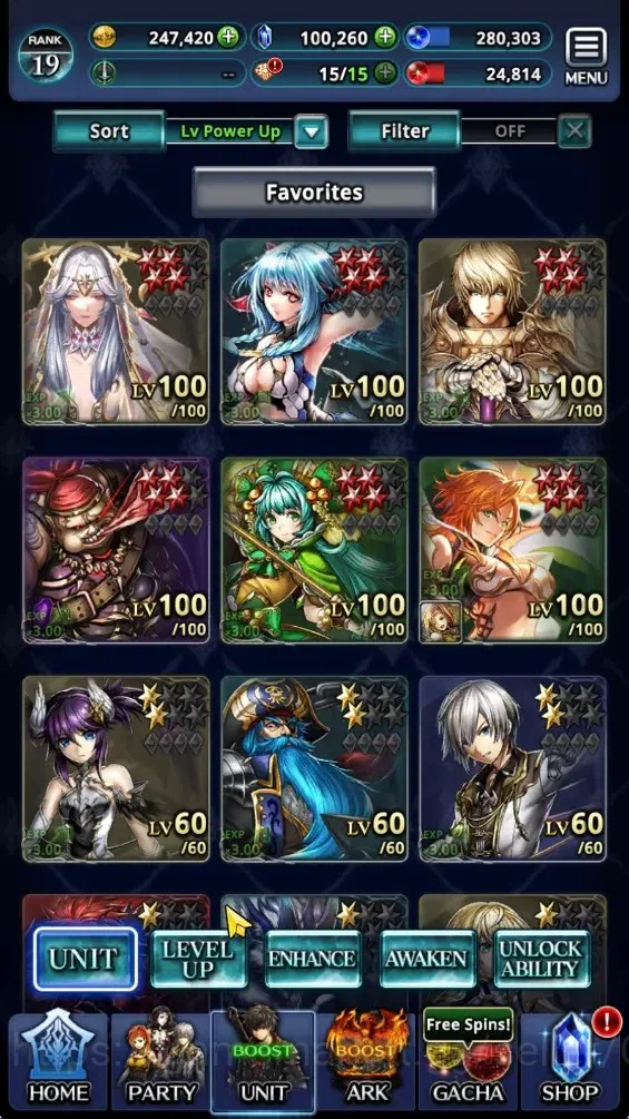 Last Cloudia Accounts Endgame GLOBAL|Rank 19|100K Crystal|Top Tier Unit (Goddess Lilaha,Alice Type-S,HK Ruuto,Dg 1