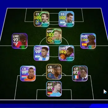 eFootball Accounts Legends & Iconic Players Android|5 Show Lamine Yamal,Casemiro,Lionel Messi|2 Epic Marco Reus,Andriy