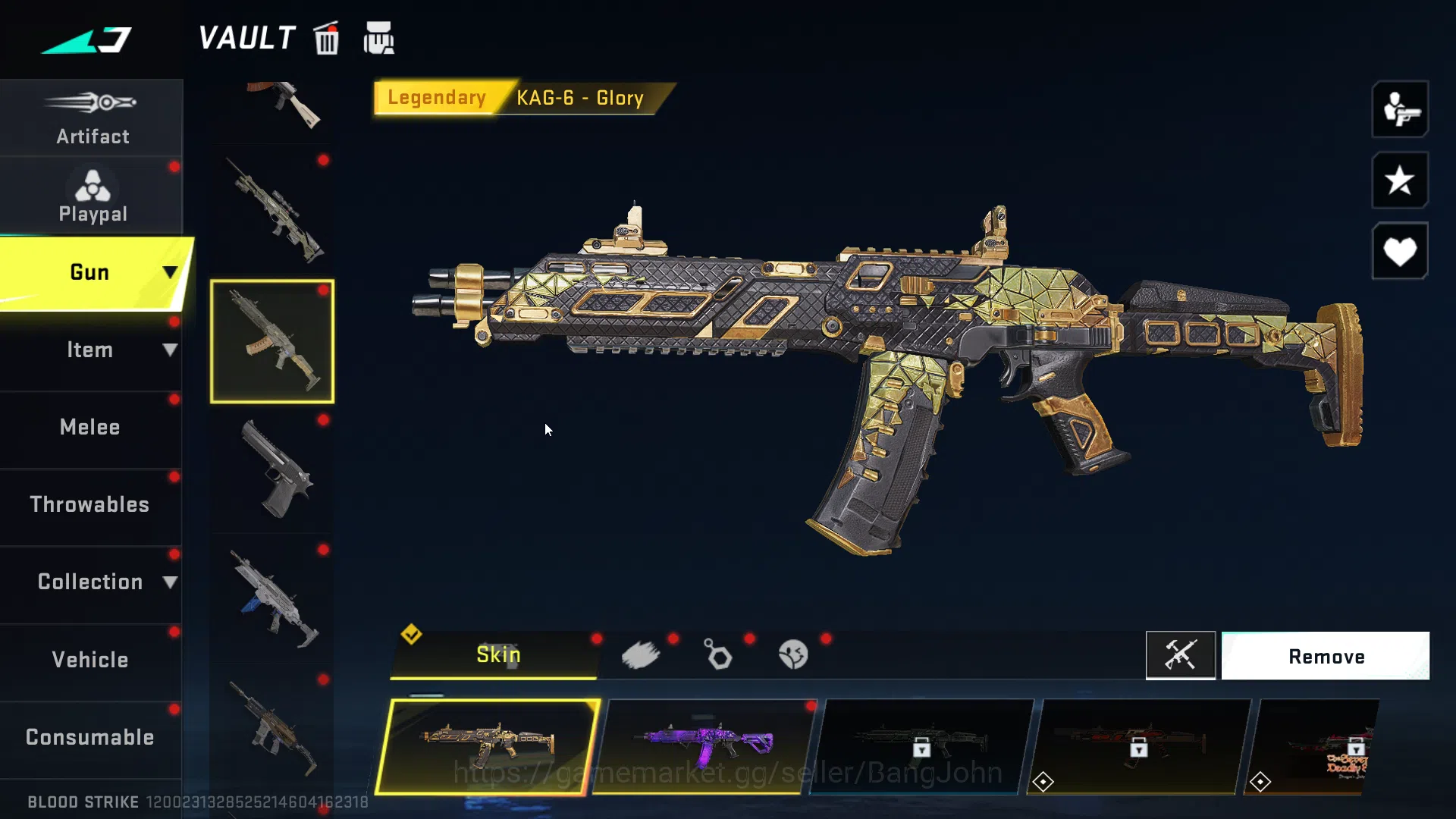 Blood Strike Accounts ASIA LVL 25 STARTER | ETERNAL VOLT DEATH CLAW SKIN image 2