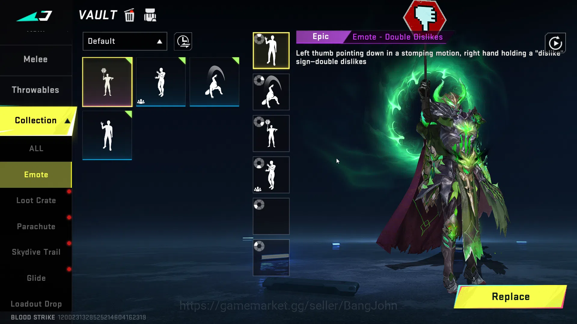 Blood Strike Accounts ASIA LVL 25 STARTER | ETERNAL VOLT DEATH CLAW SKIN image 9