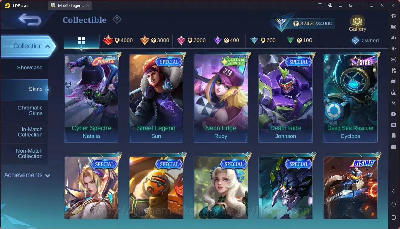 Mobile Legends: Bang Bang Accounts Global|Hero 102|Skin 151|Expert|KOF Karina|Gara|SS image 14