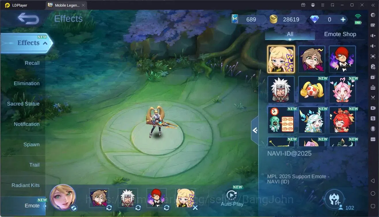 Mobile Legends: Bang Bang Accounts Global|Hero 102|Skin 151|Expert|KOF Karina|Gara|SS image 7