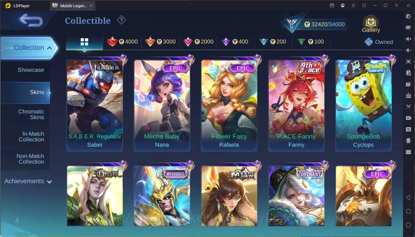 Mobile Legends: Bang Bang Accounts Global|Hero 102|Skin 151|Expert|KOF Karina|Gara|SS image 9