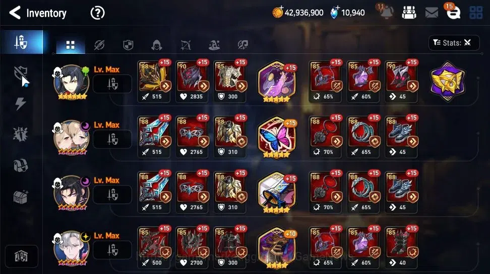 Epic Seven Accounts GLOBAL|UnVerif|6 ML(Rhiana&Luciana,TE Kayron,SB&Se image 19