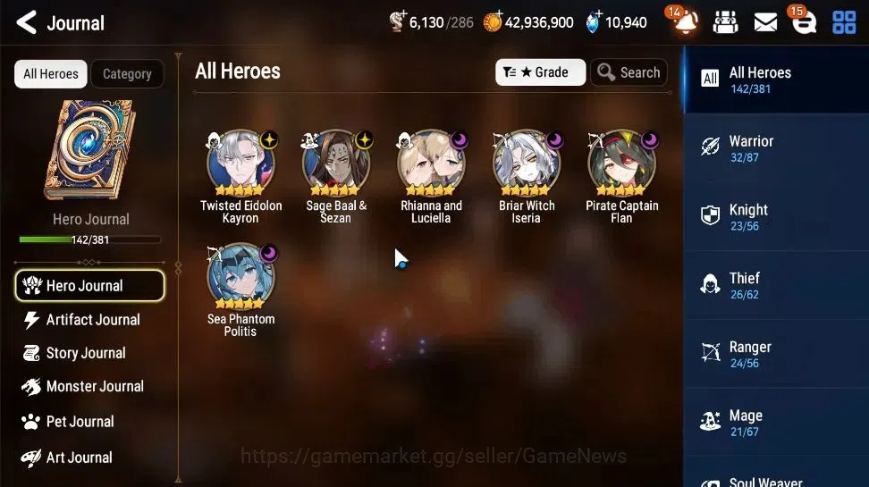 Epic Seven Accounts GLOBAL|UnVerif|6 ML(Rhiana&Luciana,TE Kayron,SB&Se image 4