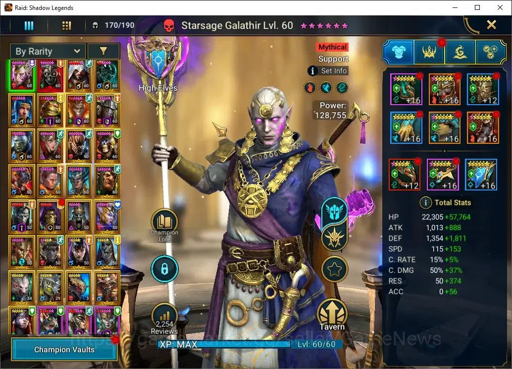 Raid: Shadow Legends Accounts Mid-Game Lv66 3,7M PWR|2 Mythic(SS Galathir,Calamitus)+37 Legend(Arbiter,MasaHiro,Ninja,Etc)|1 1