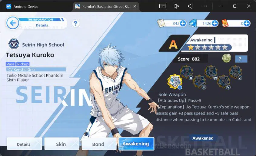 Kuroko's Basketball Street Rivals Accounts SEA|SV28|Lv24|DM 1426|Shintaro Midorima A2,Tetsuya image 5