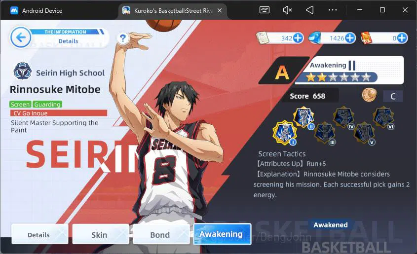Kuroko's Basketball Street Rivals Accounts SEA|SV28|Lv24|DM 1426|Shintaro Midorima A2,Tetsuya image 7