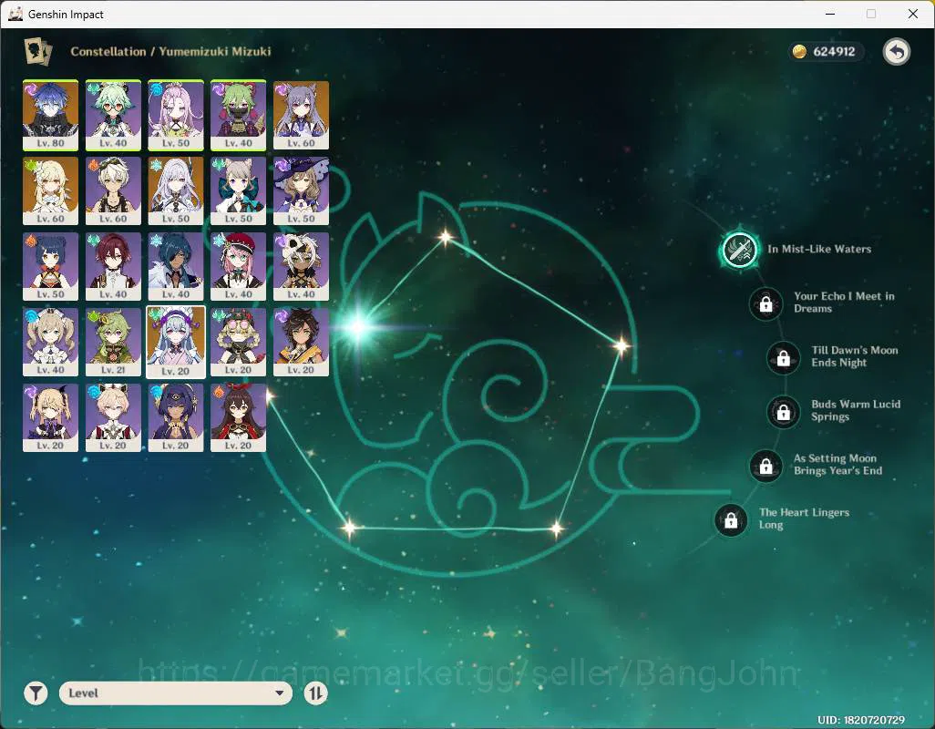 Genshin Impact Accounts ASIA|AR 45|Reuni ON|3 limit|Flins,Skirk,Mizuki,etc image 16