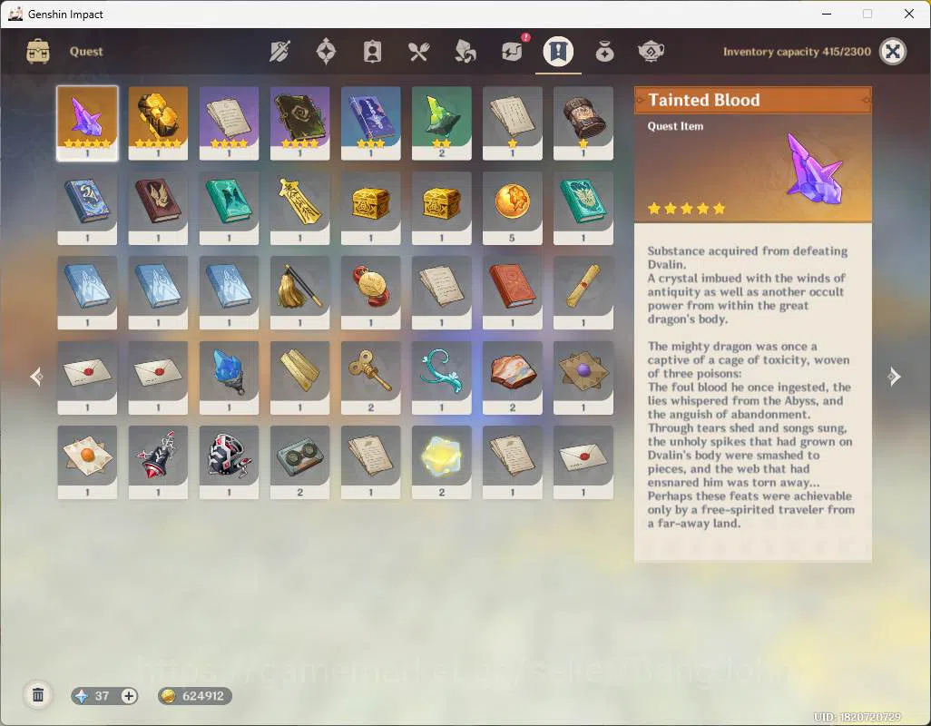Genshin Impact Accounts ASIA|AR 45|Reuni ON|3 limit|Flins,Skirk,Mizuki,etc image 9