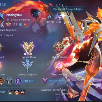 Mobile Legends: Bang Bang Accounts Collector Global|339S|Prime Claude,KOF Karina,Anual Hayabusa,Collector Natalia,Lightborn