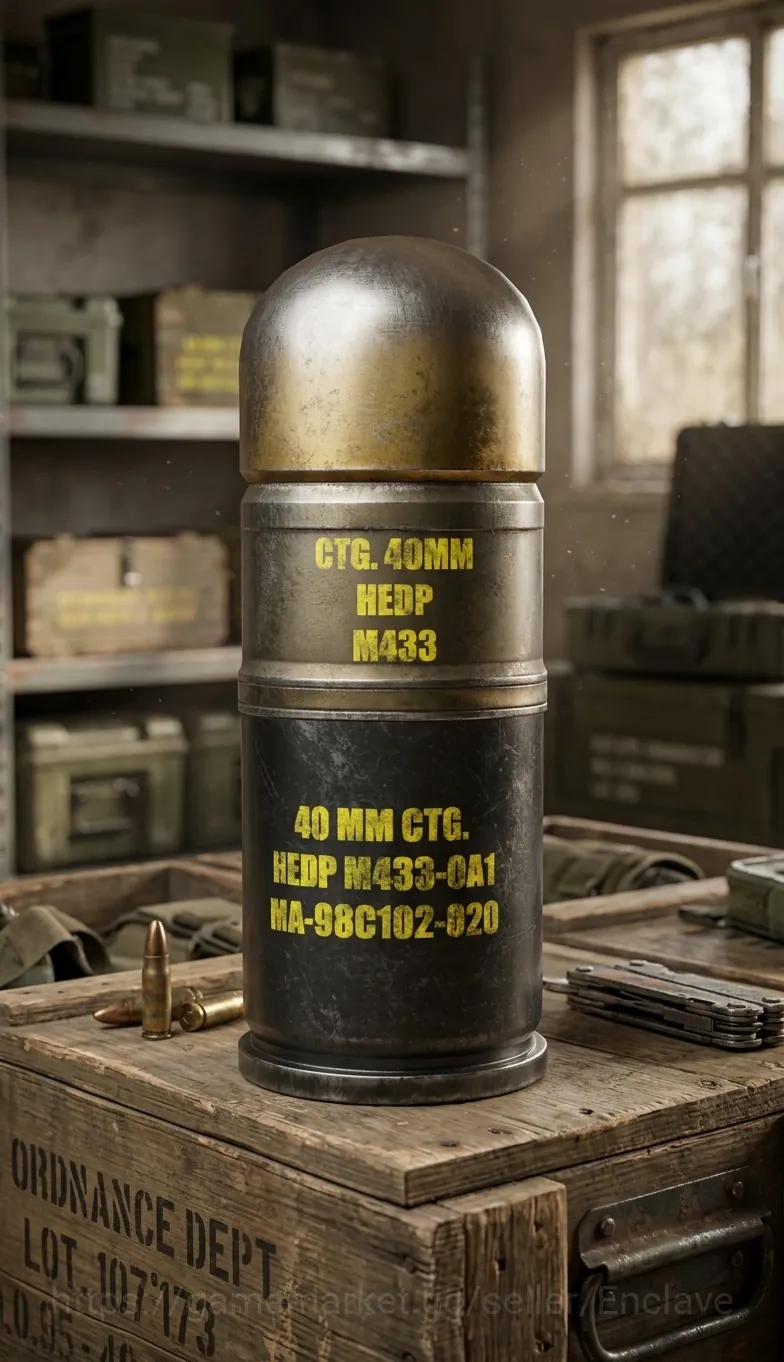 Fallout 76 Items Ammunations 40mm grenade round x 25,000 1