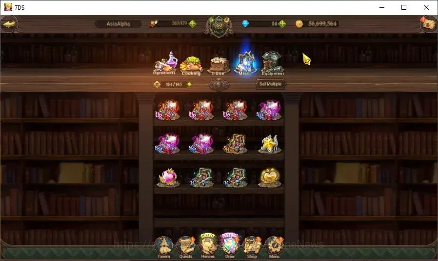 The Seven Deadly Sins: Grand Cross Accounts ASIA|3,3M CC|52 LS|7 LR+8 UR|Nemesis Meliodas6/6,H image 18