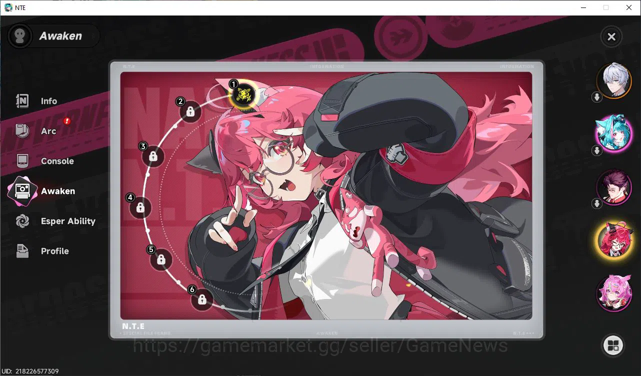 Neverness to Everness Accounts GLOBAL EU|HL 3|1 SSR Limited Nanally A1 |4 SR [Han image 3