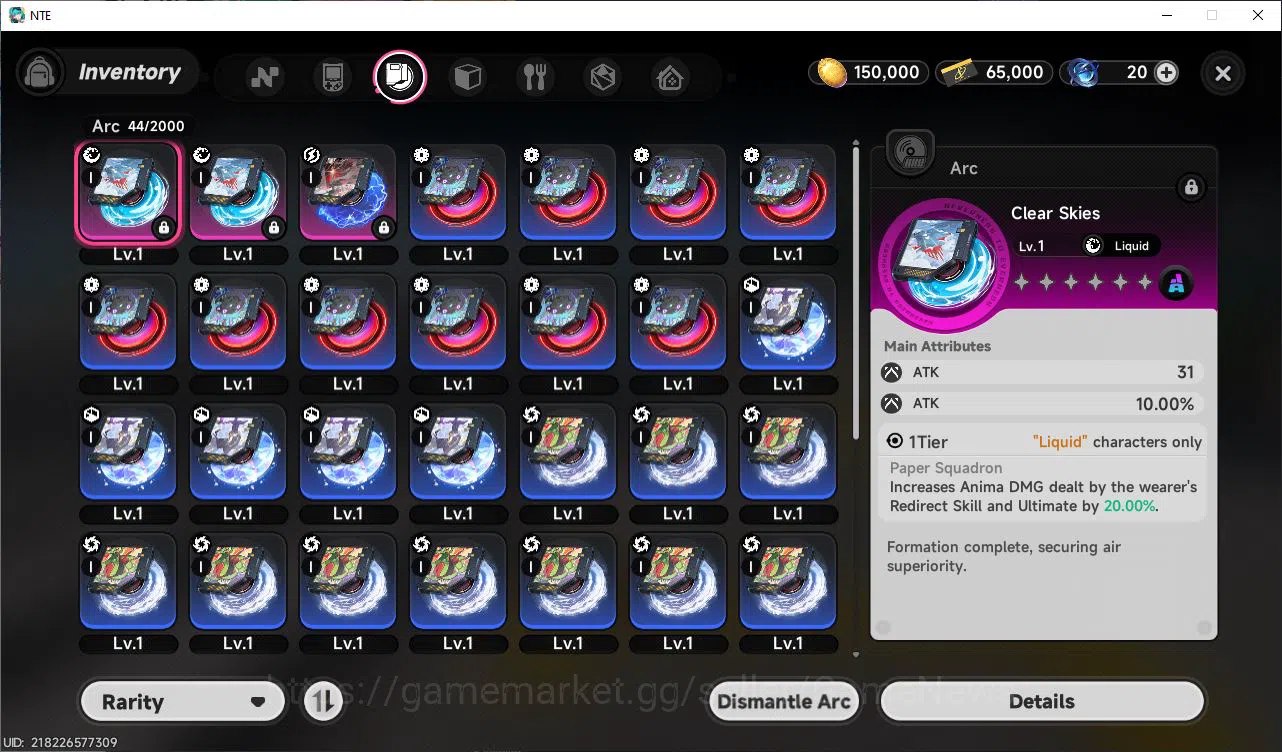 Neverness to Everness Accounts GLOBAL EU|HL 3|1 SSR Limited Nanally A1 |4 SR [Han image 8