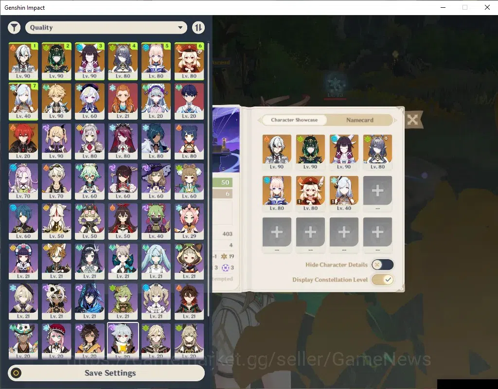 Genshin Impact Accounts ASIA|AR 50|7 Limited + 3 (*5Wep)|Arlecchino+Sign,N image 1