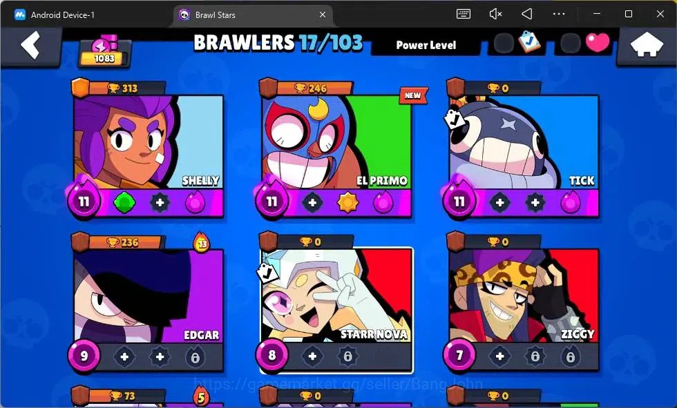 Brawl Stars Accounts Global|1083 Thropy|17 Brawler|3 Max Hypercharge[Sh image 10