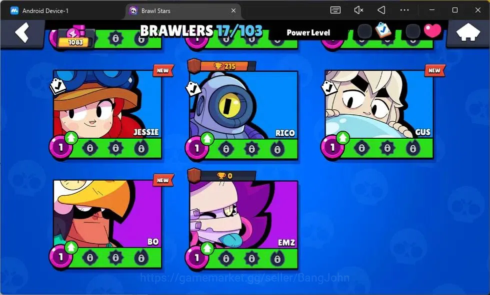Brawl Stars Accounts Global|1083 Thropy|17 Brawler|3 Max Hypercharge[Sh image 8