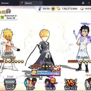 Bleach: Brave Souls Accounts Starter Global |138M BP+10K Orb|Fresh Story|Halibel Unleashed,Lisa Hollowfied,Aizen6th,Ichigo