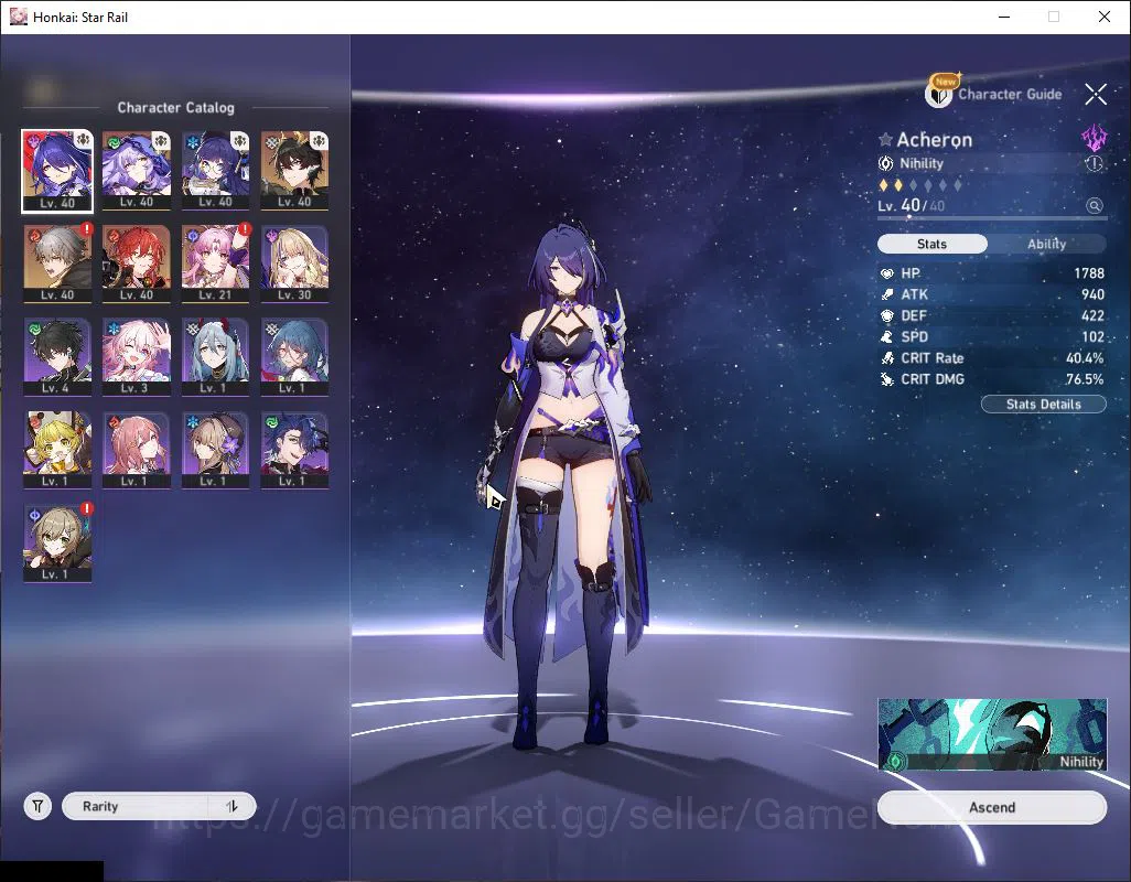 Honkai Star Rail Accounts ASIA|TL 30|15K SJ+37 SRSP+31 SRP|3 Limited|Acheron image 9