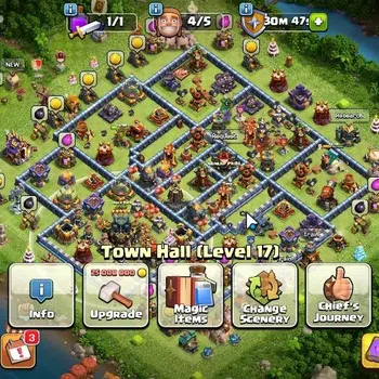 Clash of Clans Accounts High-End LV 188|TH 17-BH 9|HH 11|Limited Skin|BK 61,AQ 69,GW 67,MP 42,RC 41,DD 12|BM 22,BC 15|CN