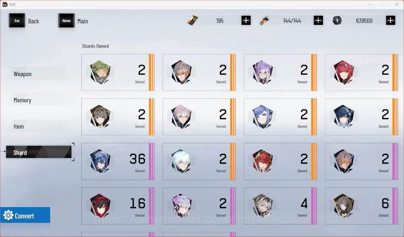 Punishing: Gray Raven Accounts Mid-Game NA | Lv45 | S Lucia Crimson Weafe+Sign, S Bianca Crepuscule , S Feral | BC 195 9