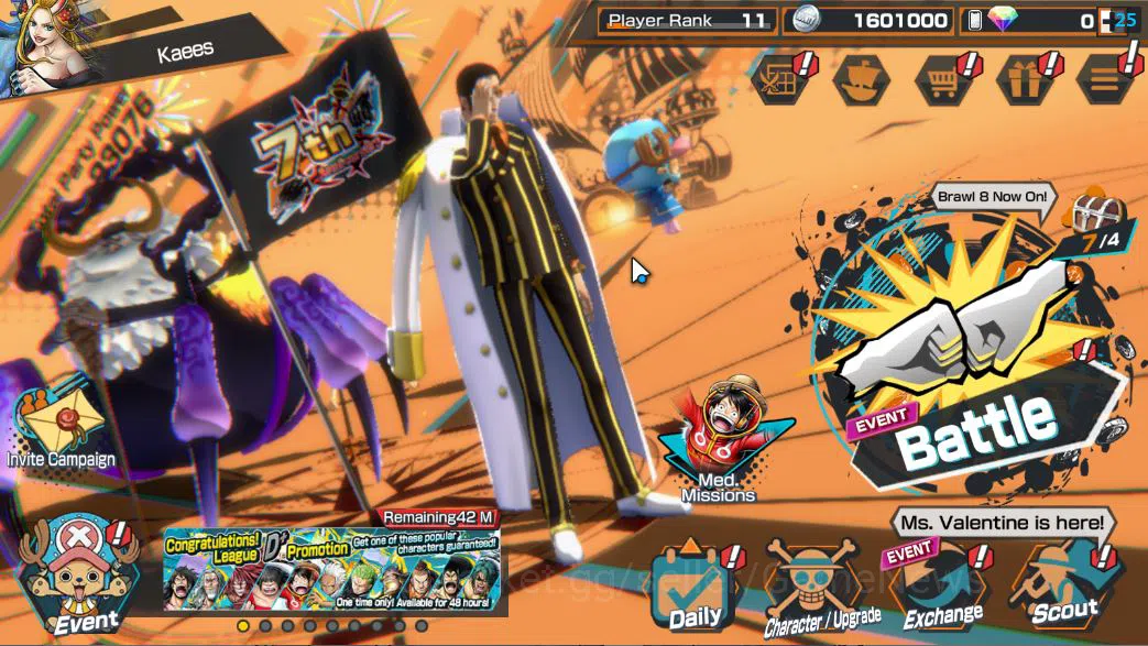 One Piece Bounty Rush Accounts Global|5 EX| T5E ST.Jaygarcia,Gear 5 Luffy,KING GO image 1