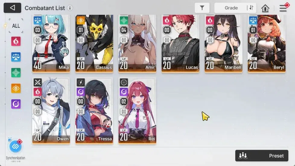 Chaos Zero Nightmare Accounts GLOBAL Lv40|5 SSR [Heidemarie+Sign,Tiphera,Narja,R image 4