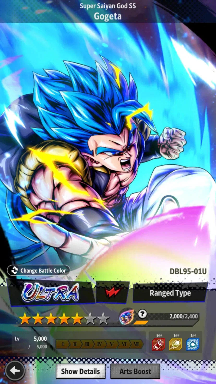 Dragon Ball Legends Accounts Android|Lvl 157|344.4M Total Power|630 CC|2 LR|5 U image 11